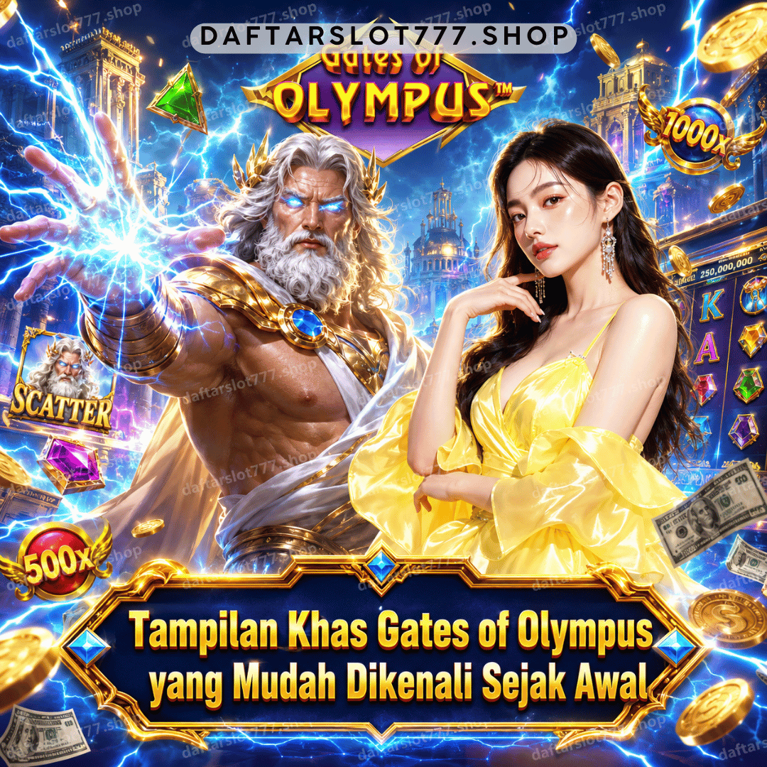tampilan khas Gates of Olympus